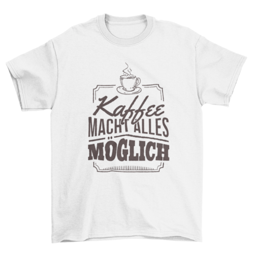 German Coffee T-shirt
