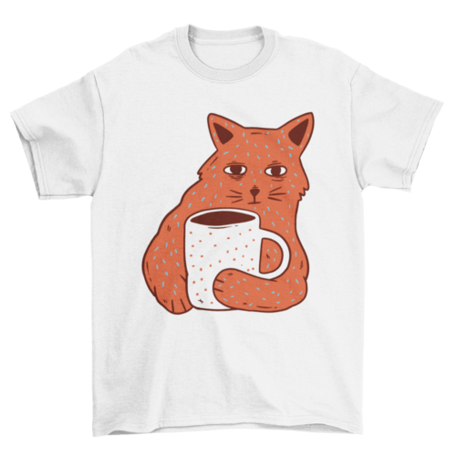 Coffee and Cat T-shirt