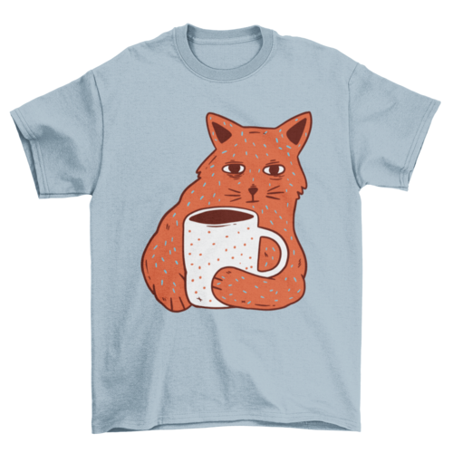 Coffee and Cat T-shirt