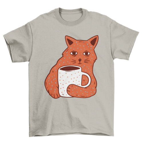 Coffee and Cat T-shirt