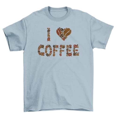 I love coffee t-shirt