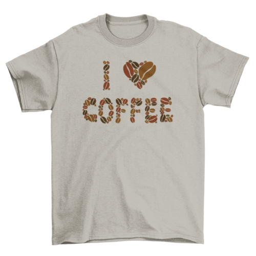 I love coffee t-shirt