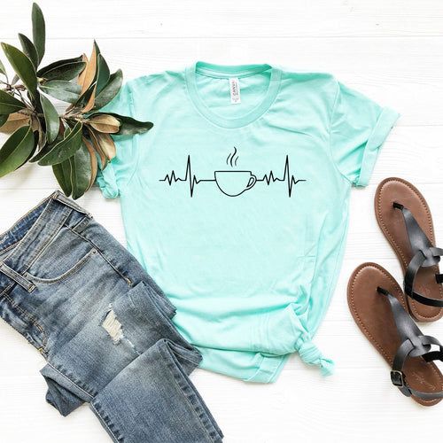 Coffee Heartbeat Shirt