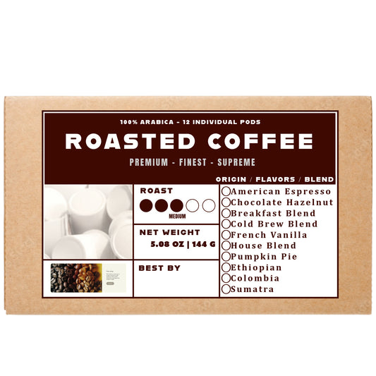 K-Cups Coffee Flavored & Nonflavored Organic Supreme Finest Premium American Espresso Breakfast Cold Brew House Vanilla Chocolate Hazelnut Pumpkin French Vanilla Ethiopia Colombia Sumatra Brazil more